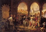 antoine jean gros Bonaparte Visiting the Plague Victims of Jaffa France oil painting artist